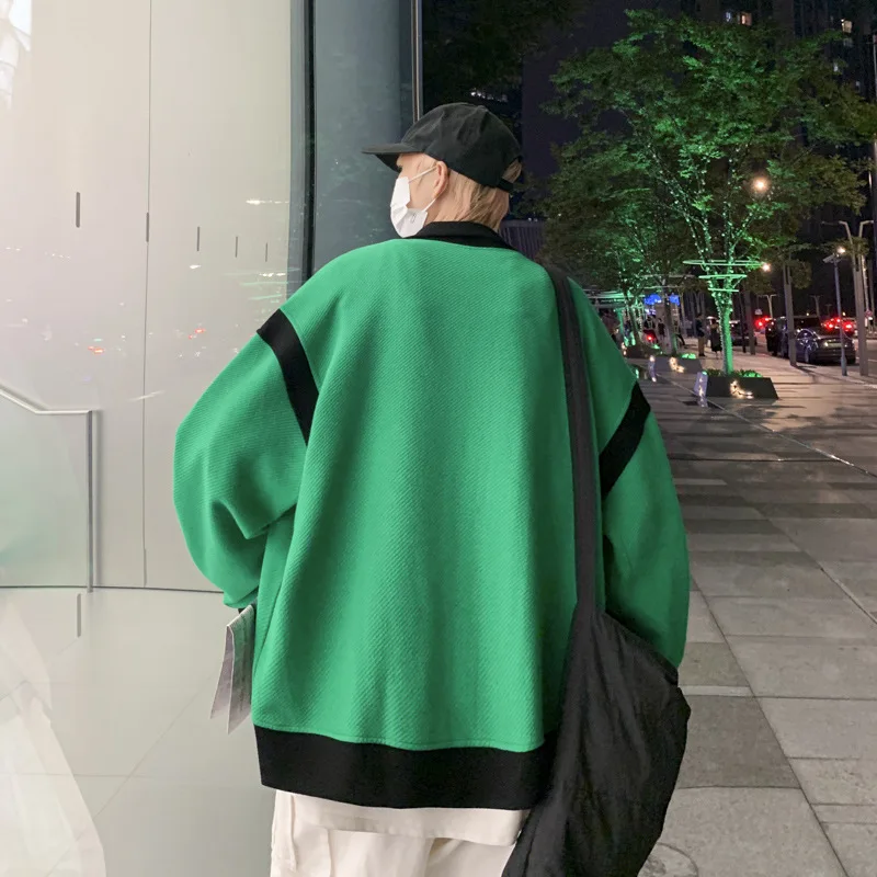 Color blocking jacket men's spring and autumn loose trendy brand Hong Kong style patchwork jacket casual cardigan top
Color blocking jacket men's spring and autumn loose trendy brand Hong Kong style patchwork jacket casual cardigan top