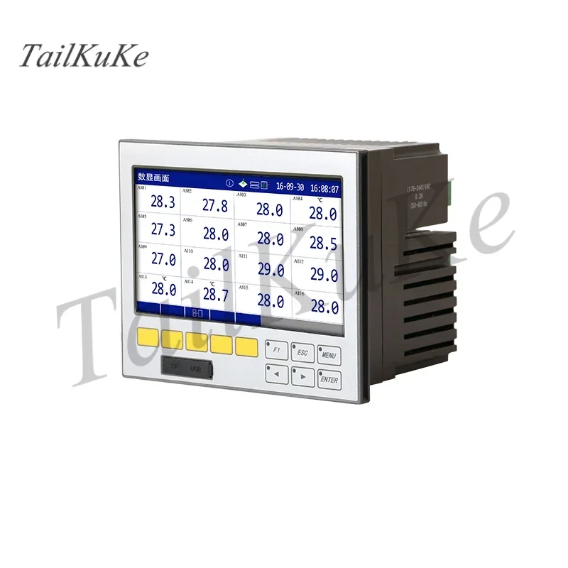 MIK-R6100A wide-screen paperless recorder current voltage temperature pressure curve data 1-16 channels
MIK-R6100A wide-screen paperless recorder current voltage temperature pressure curve data 1-16 channels