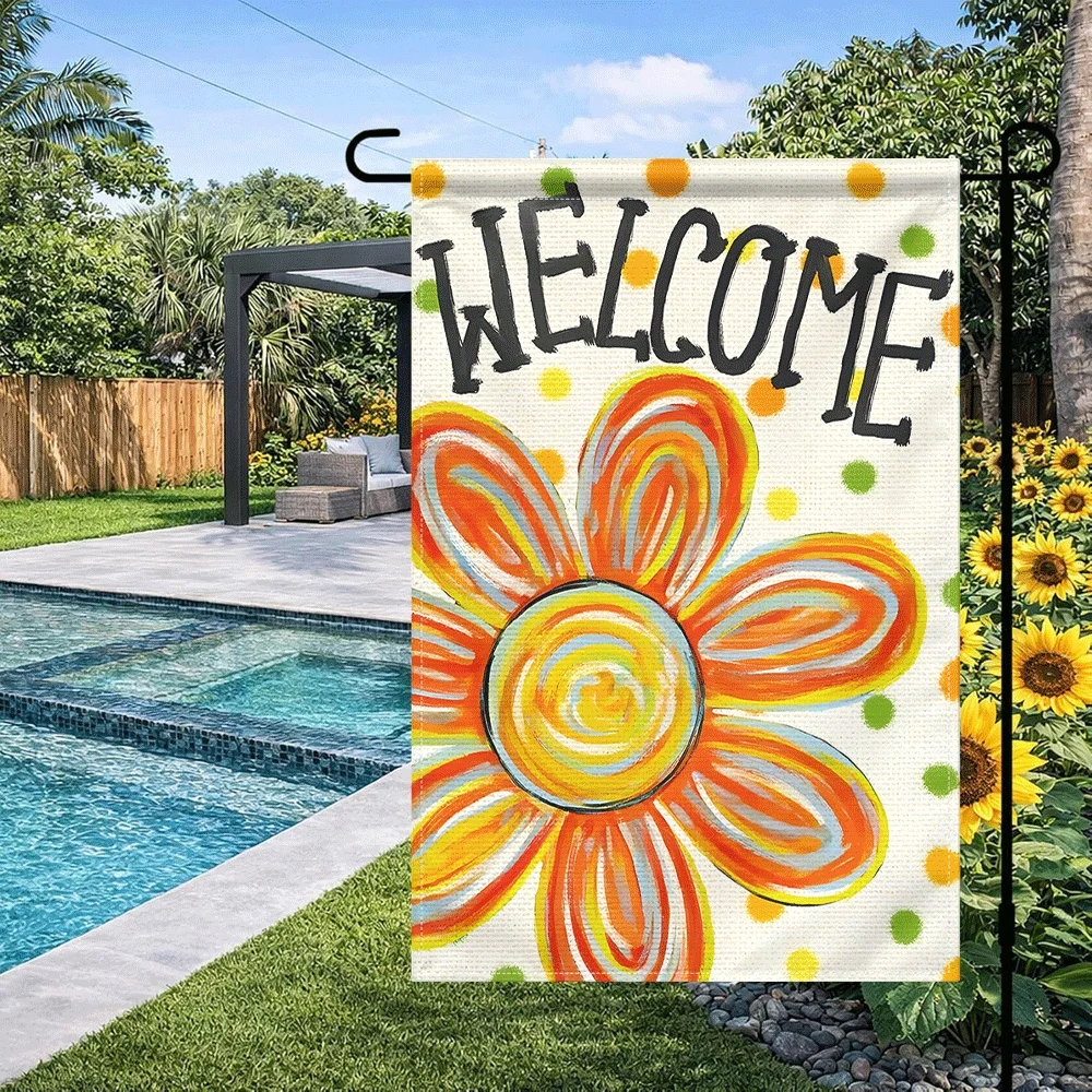 1PC Boho Welcome Garden Flag Colorful Floral Polka Dot Outdoor Decorative Flag for Yard Patio Porch Seasonal Ou
1PC Boho Welcome Garden Flag Colorful Floral Polka Dot Outdoor Decorative Flag for Yard Patio Porch Seasonal Ou