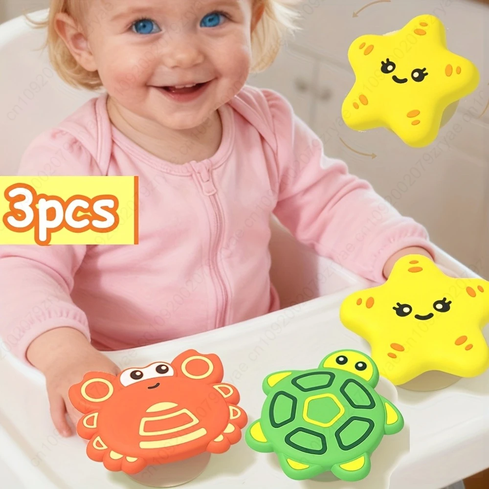 3 шт./компл. детские игрушки для ванной, забавные присоски для купания, спиннер на присоске, мультяшные погремушки, развивающие игрушки и игрушки-захват
3 шт./компл. детские игрушки для ванной, забавные присоски для купания, спиннер на присоске, мультяшные погремушки, развивающие игрушки и игрушки-захват