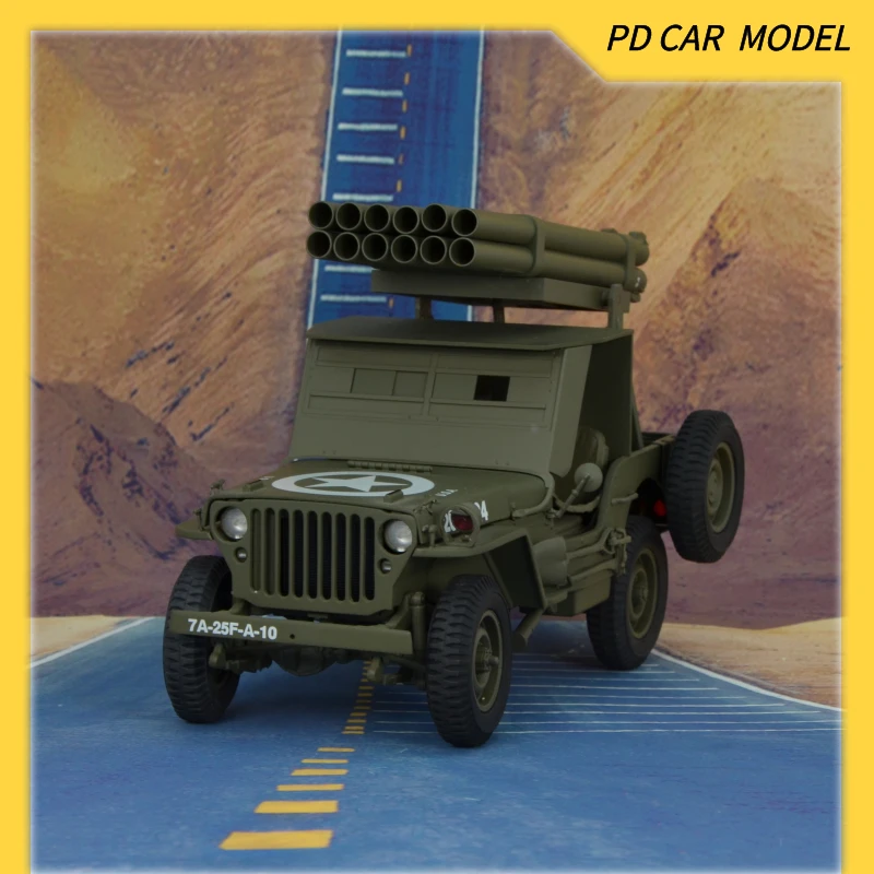 MBI Collectible 1:18 Scale Model forThe World War II Rocket Launcher Jeep Replica Gift for friends and family
MBI Collectible 1:18 Scale Model forThe World War II Rocket Launcher Jeep Replica Gift for friends and family