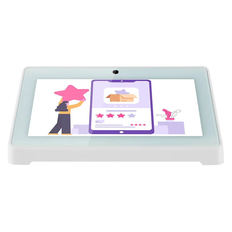 Black White Color 8 Inch Desktop RK3566 Quad Core Android Customer Feedback Device for Bank
Black White Color 8 Inch Desktop RK3566 Quad Core Android Customer Feedback Device for Bank