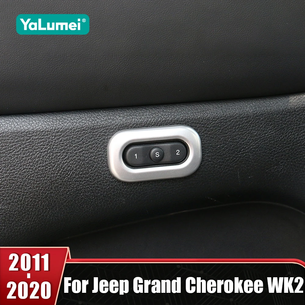 For Jeep Grand Cherokee WK2 2011-2020 Car Seat Adjustment Memory Button Switch Frame Chrome Cover Decoration Trim Accessories
For Jeep Grand Cherokee WK2 2011-2020 Car Seat Adjustment Memory Button Switch Frame Chrome Cover Decoration Trim Accessories