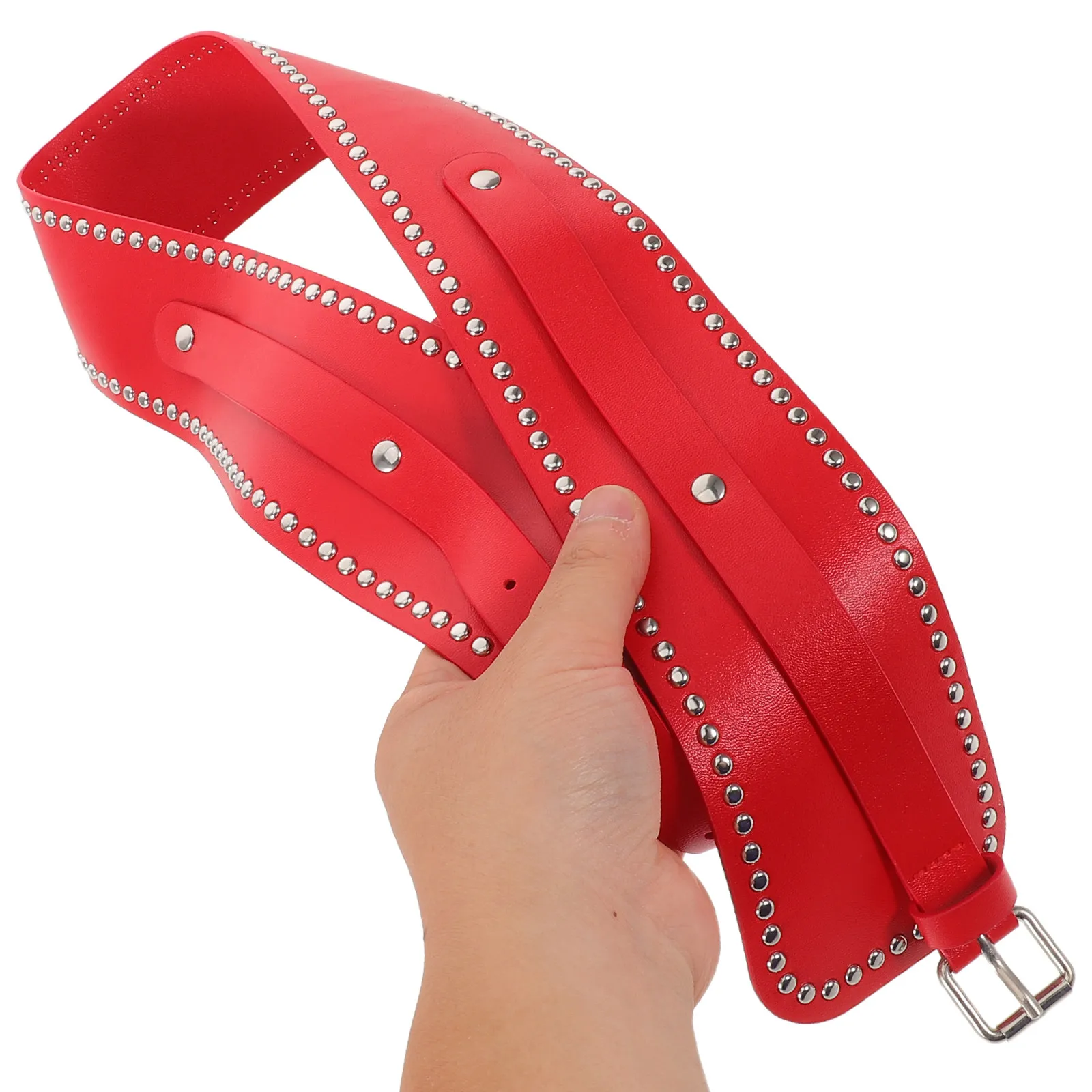Red Adjustable Wide Waist Belt Punk Rivet Metal Buckle Chunky Waistband Women Wide Belt for Dresses Jeans Casual Party Fashion
Red Adjustable Wide Waist Belt Punk Rivet Metal Buckle Chunky Waistband Women Wide Belt for Dresses Jeans Casual Party Fashion