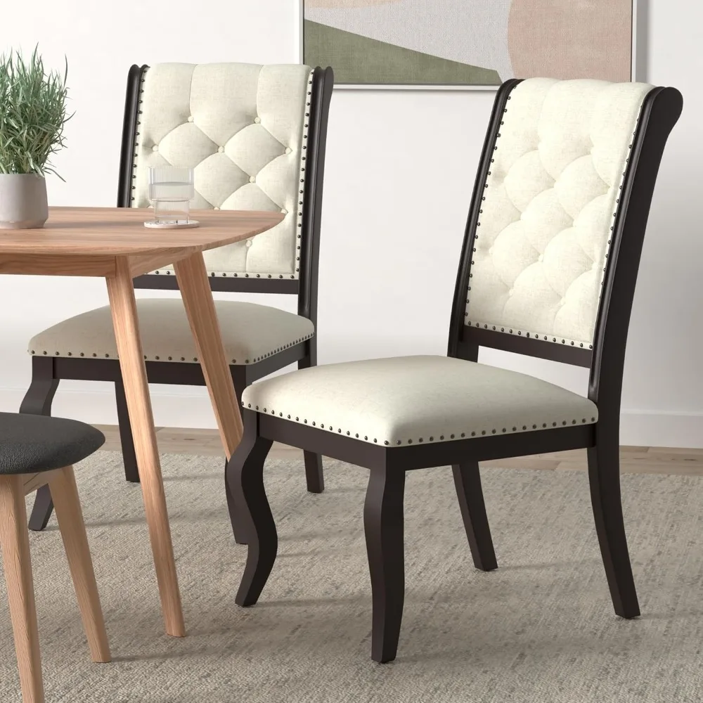 Modern Style Upholstered Dining Chairs (set of Two)
Modern Style Upholstered Dining Chairs (set of Two)