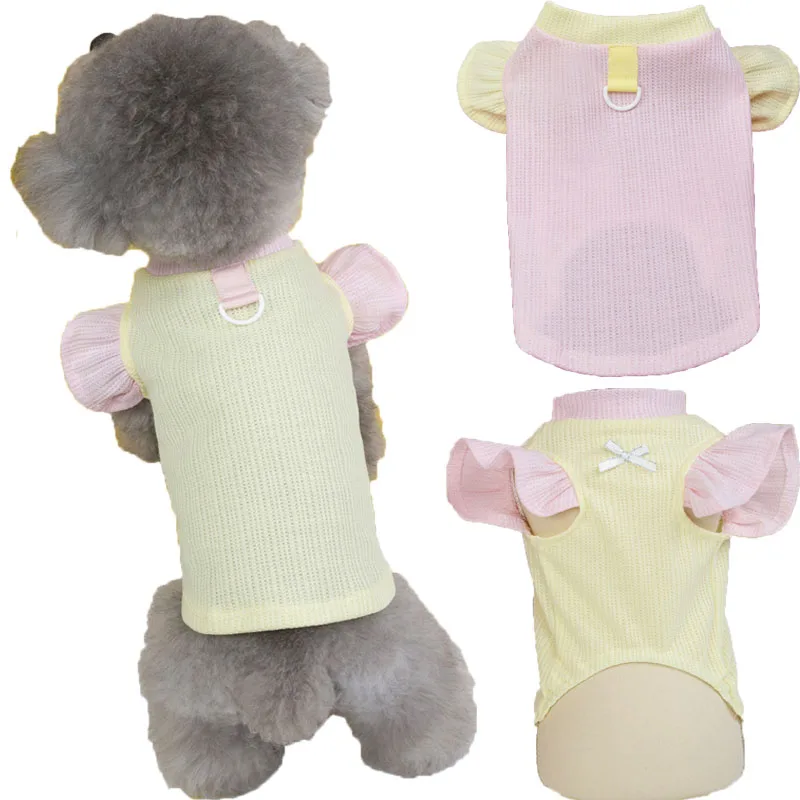 Dog Clothes Pink Yellow Flying Sleeve Girl T-Shirt Clothes For Small Medium Dogs Shih Tzu Puppy Sweatshirt Hoodies Clothing XXL
Dog Clothes Pink Yellow Flying Sleeve Girl T-Shirt Clothes For Small Medium Dogs Shih Tzu Puppy Sweatshirt Hoodies Clothing XXL