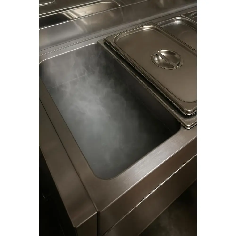 Portable Propane Steam Food Cart Commercial Grade Stainless Steel Warming Trolley with Condiment Holders
Portable Propane Steam Food Cart Commercial Grade Stainless Steel Warming Trolley with Condiment Holders