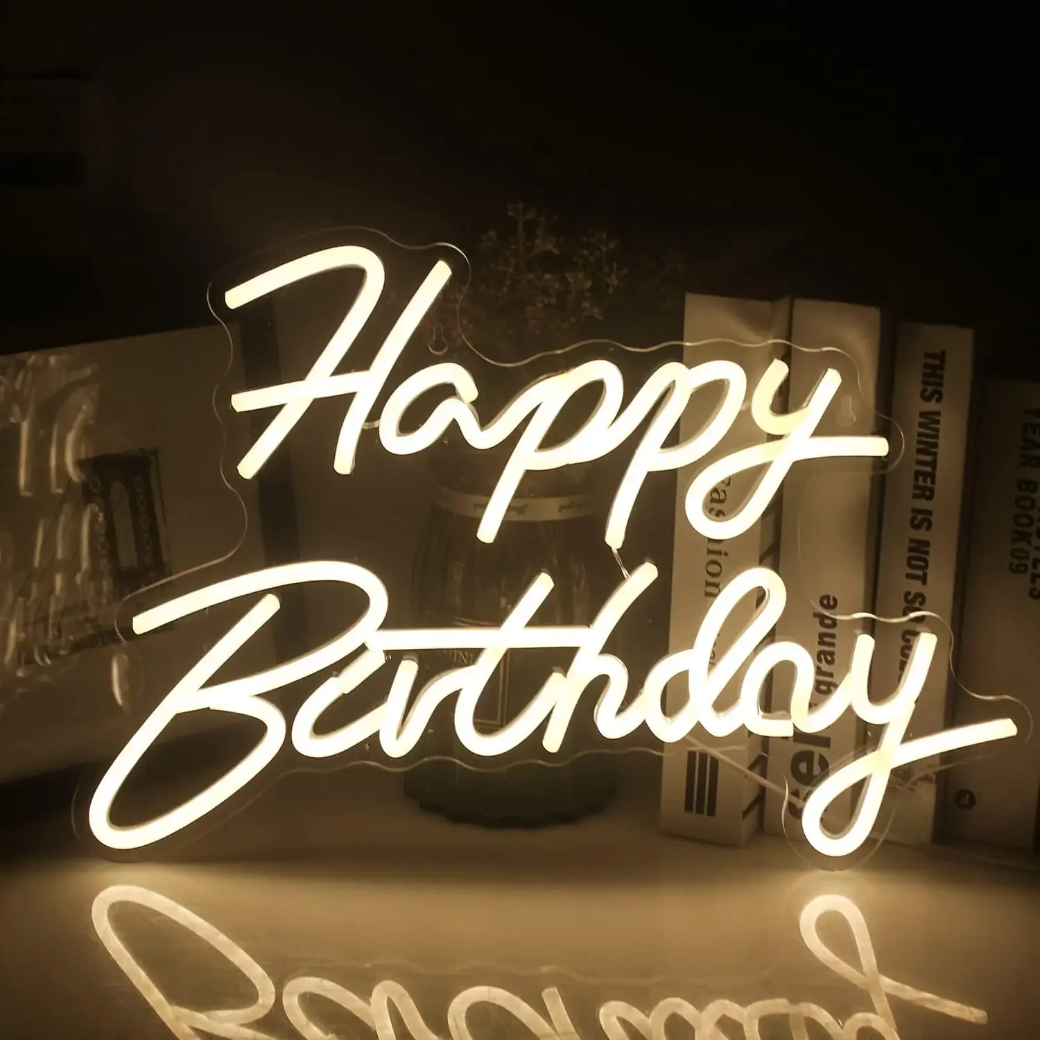 Happy Birthday Neon Sign LED Neon Light for Wall Decor USB Power Letter Neon Sign for Home Bedroom Bar Club Birthday Party Gift
Happy Birthday Neon Sign LED Neon Light for Wall Decor USB Power Letter Neon Sign for Home Bedroom Bar Club Birthday Party Gift