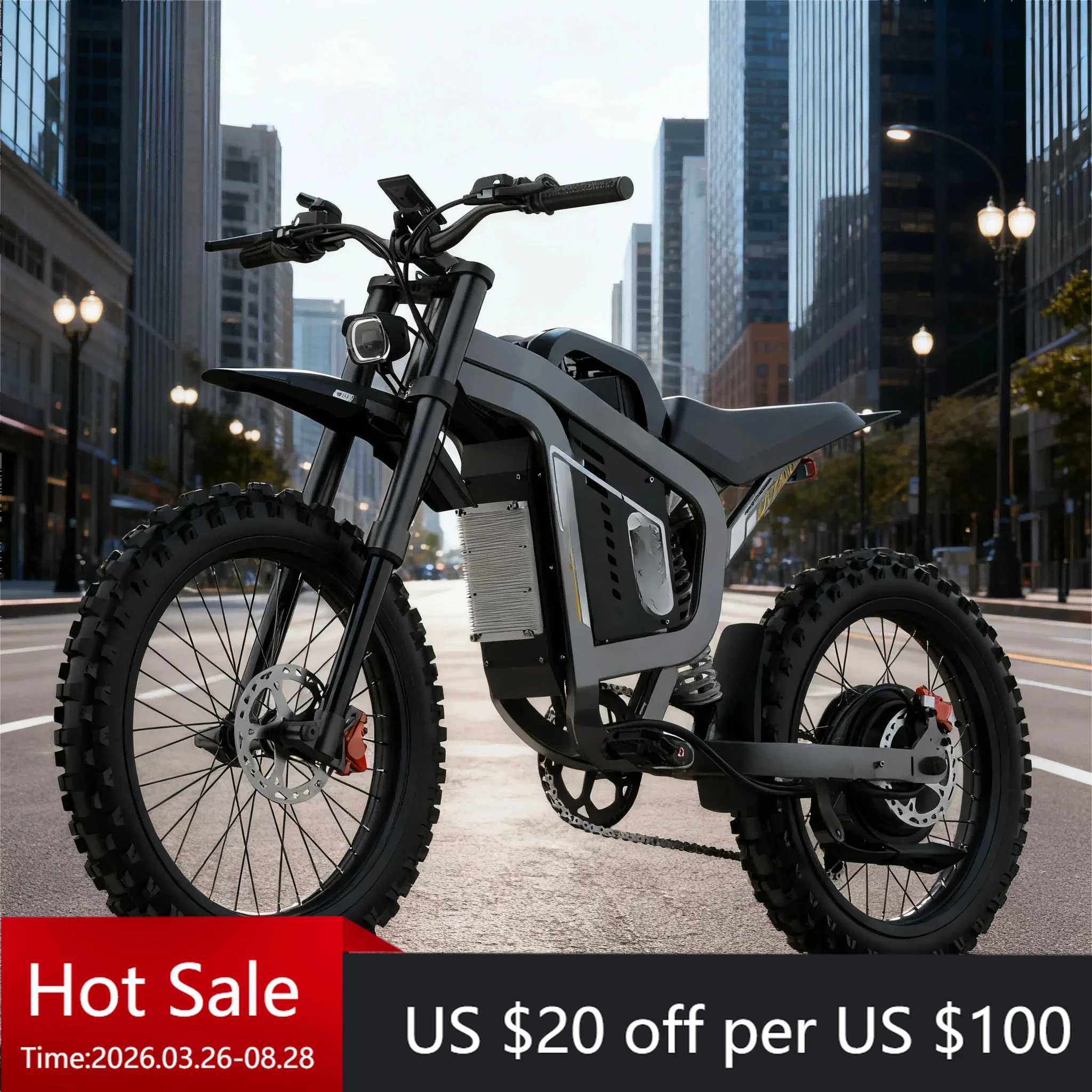 Tc Long-range electric off-road vehicle for outdoor exploration 120km/75mi 6-7h rechargeable brushless motor
Tc Long-range electric off-road vehicle for outdoor exploration 120km/75mi 6-7h rechargeable brushless motor