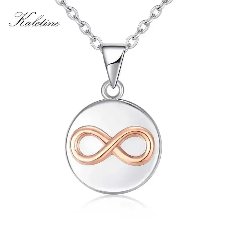 KALETINE Infinity Love Real Silver 925 Pendant Necklaces Round Charm Necklace New Arrivals Silver Jewelry For Women 2018 KLTN078
KALETINE Infinity Love Real Silver 925 Pendant Necklaces Round Charm Necklace New Arrivals Silver Jewelry For Women 2018 KLTN078