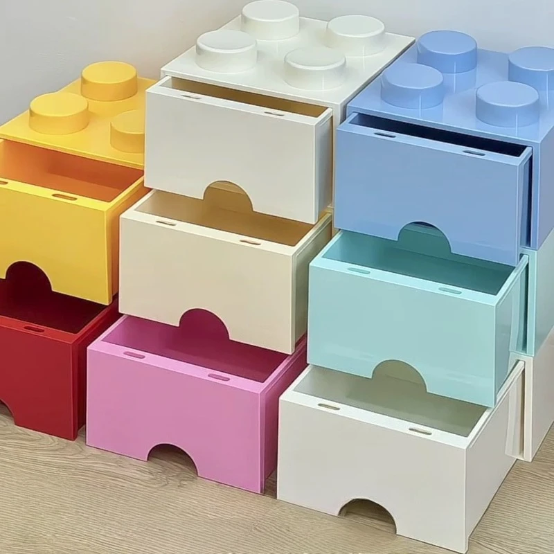 Building block drawer storage box, living room snack storage superimposed storage box
Building block drawer storage box, living room snack storage superimposed storage box