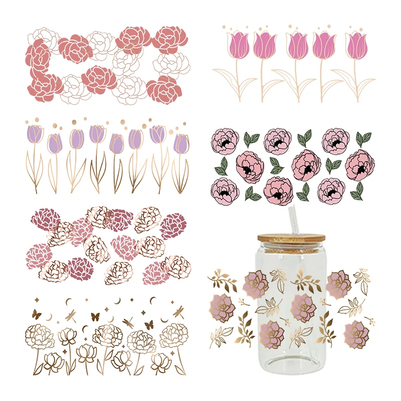 3D UV DTF Transfers Stickers 16oz Cup Wraps Plant Flower Printed For DIY Glass Ceramic Metal Leather Etc. D17209
3D UV DTF Transfers Stickers 16oz Cup Wraps Plant Flower Printed For DIY Glass Ceramic Metal Leather Etc. D17209