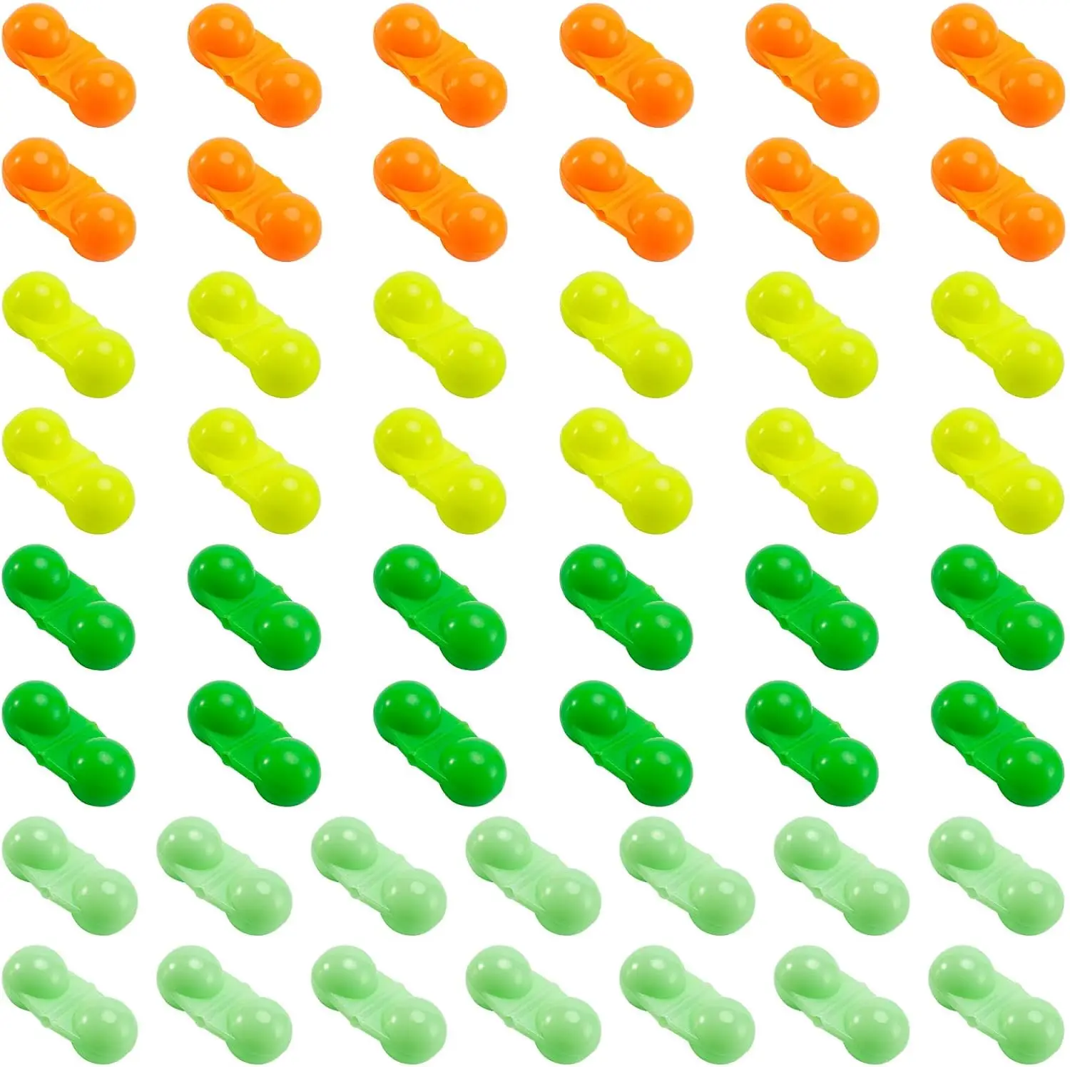 50 PCS Fishing Double Rattles Beads for Catfish, Plastic Fishing Bells Rattle Floater Rig Beads
50 PCS Fishing Double Rattles Beads for Catfish, Plastic Fishing Bells Rattle Floater Rig Beads