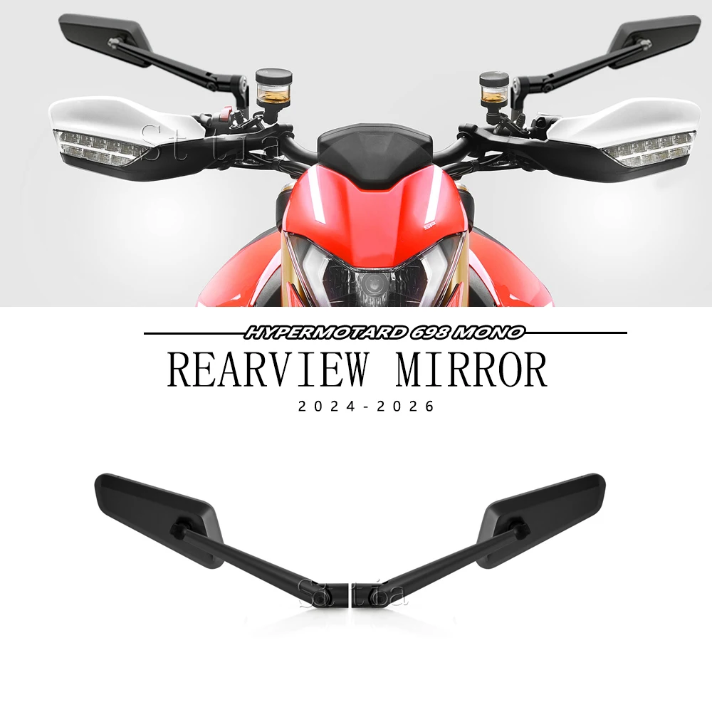 For Ducati Hypermotard 698 Mono HYPERMOTARD 698 MONO RVE 24-26 New Motorcycle Rearview Mirror CNC Adjustable Rear View Mirrors
For Ducati Hypermotard 698 Mono HYPERMOTARD 698 MONO RVE 24-26 New Motorcycle Rearview Mirror CNC Adjustable Rear View Mirrors