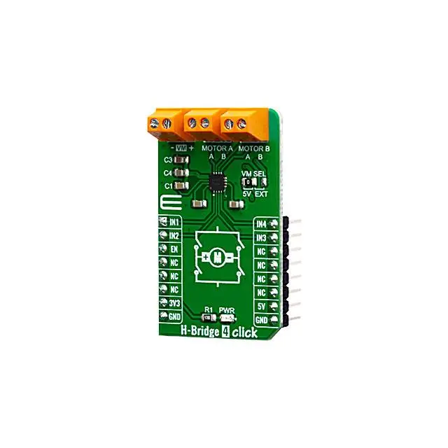 New MIKROE-3787 H-BRIDGE 4 CLICK
New MIKROE-3787 H-BRIDGE 4 CLICK