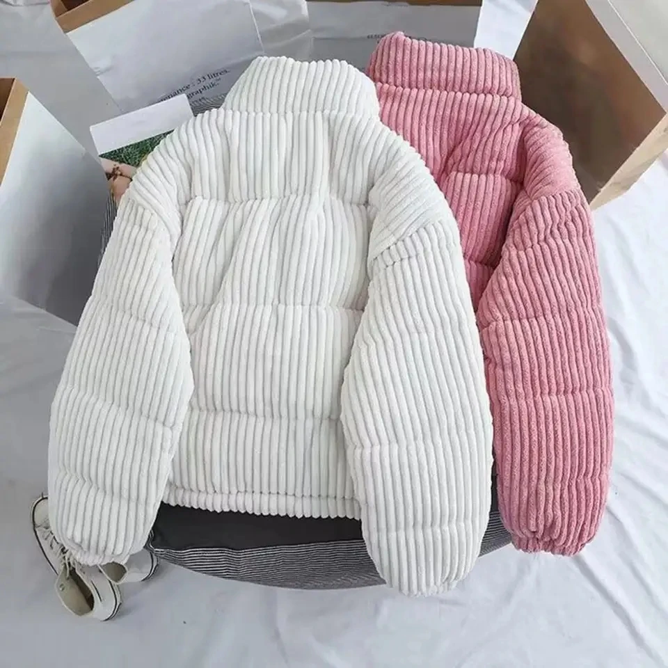 Women Stand Collar Coat Women Solid Color Stylish Women's Winter Coat Stand Collar Striped Texture Thick Heat For Outdoor
Women Stand Collar Coat Women Solid Color Stylish Women's Winter Coat Stand Collar Striped Texture Thick Heat For Outdoor