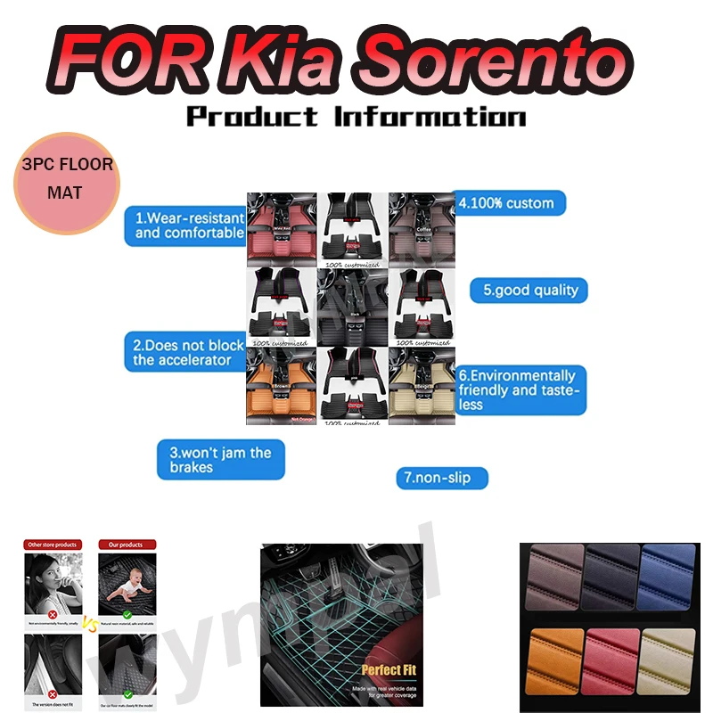 LUXURY Car Floor Mats For Kia Sorento Seven Seats 2013 2014 Custom Auto Foot Pads Automobile Carpet Cover Interior Accessories
LUXURY Car Floor Mats For Kia Sorento Seven Seats 2013 2014 Custom Auto Foot Pads Automobile Carpet Cover Interior Accessories