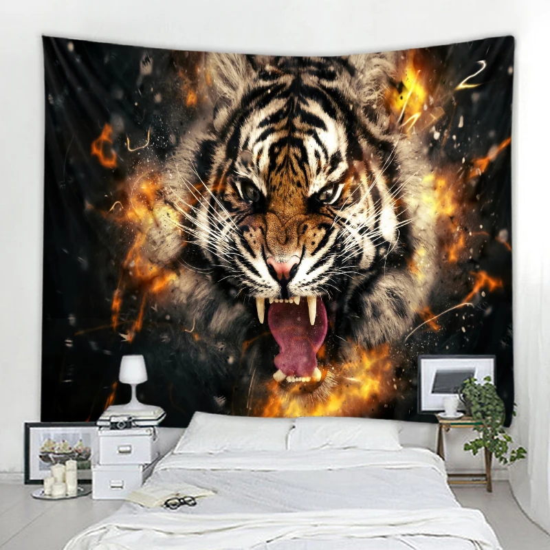Tiger, lion background decorative tapestry mandala boho hippie wall psychedelic tapestry home background decorative tapestry
Tiger, lion background decorative tapestry mandala boho hippie wall psychedelic tapestry home background decorative tapestry
