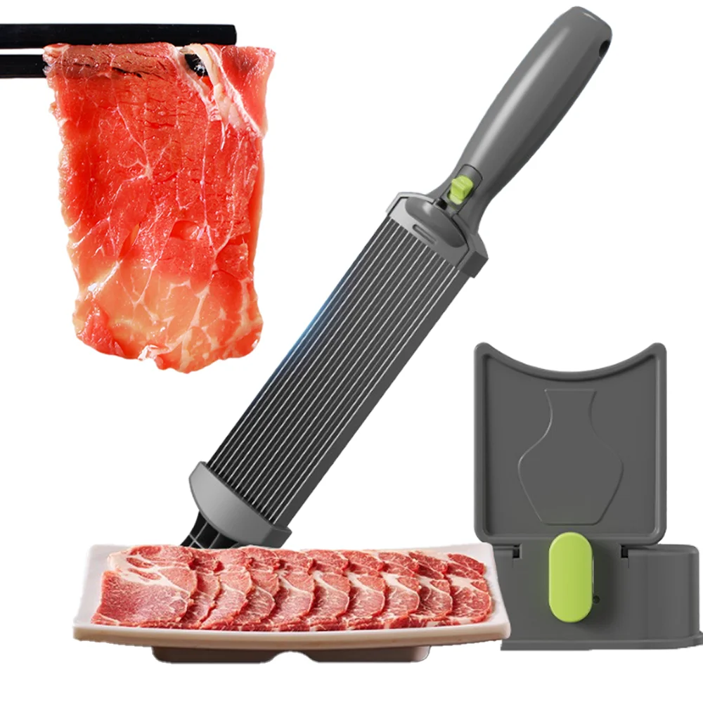 Small manual meat slicer for home cooking and barbecuing, with sturdy suction base, suitable for home barbecues and cookouts
Small manual meat slicer for home cooking and barbecuing, with sturdy suction base, suitable for home barbecues and cookouts