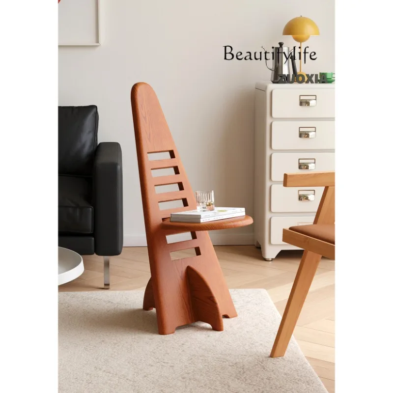 Medieval solid wood dining designer chair household back chair adjustable single chair creative stool
Medieval solid wood dining designer chair household back chair adjustable single chair creative stool