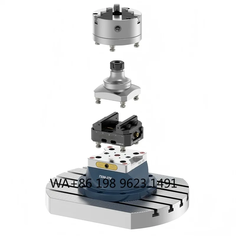 3/4/5 Axis CNC Zero Point Workholding Fixture Fast Changeover Self-Centering Vise Base Plate for Precision Machining
3/4/5 Axis CNC Zero Point Workholding Fixture Fast Changeover Self-Centering Vise Base Plate for Precision Machining