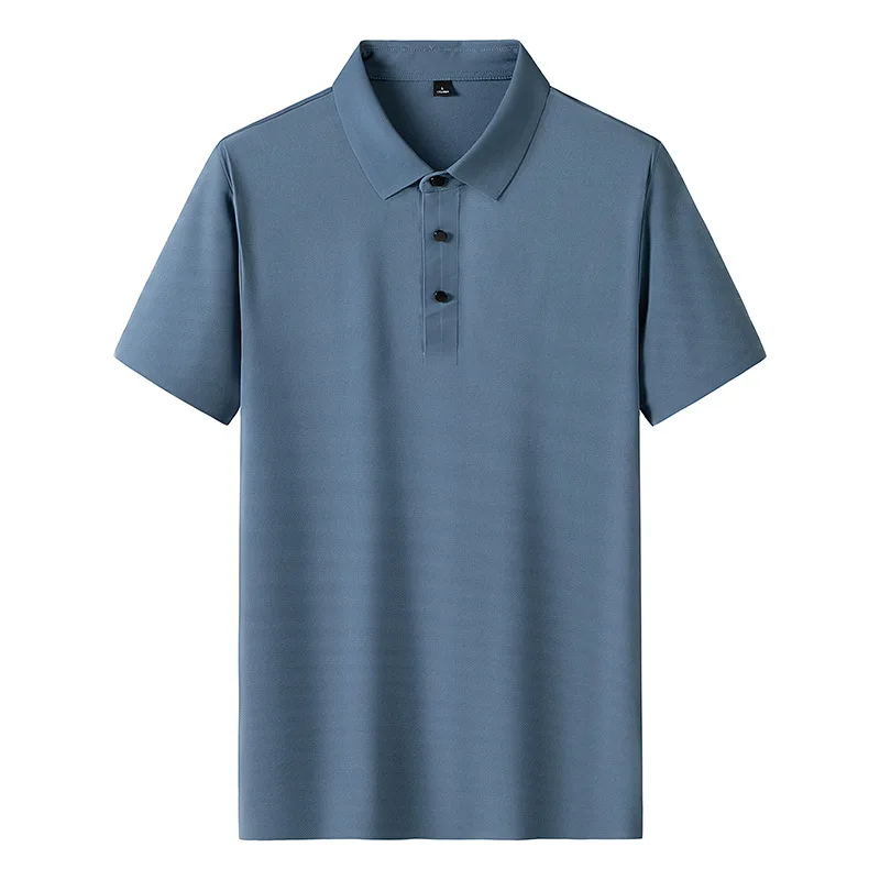 Men's Fashion Summer New Ice Silk Shirt Short Sleeve Quick Dry Breathable Collar T-Shirt Polyester Fiber Thin Model
Men's Fashion Summer New Ice Silk Shirt Short Sleeve Quick Dry Breathable Collar T-Shirt Polyester Fiber Thin Model