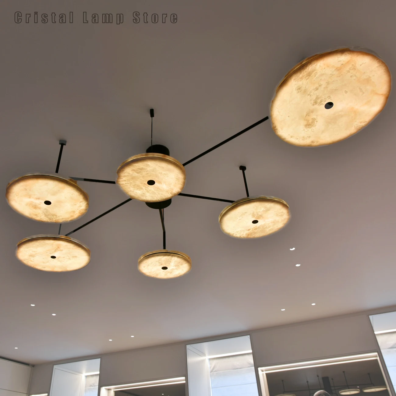 Customized Modern Minimalist Design Alabaster Chandeliers Interior Geometric Art Decoration Pendant Light
Customized Modern Minimalist Design Alabaster Chandeliers Interior Geometric Art Decoration Pendant Light