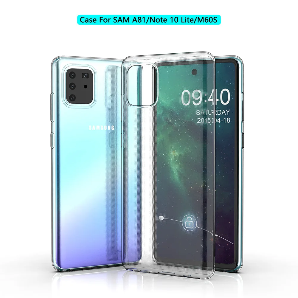 Прозрачный чехол для Samsung Note 10 lite, прозрачный мягкий противоударный чехол из ТПУ для Samsung Galaxy Note 10 lite/A81/M60S
Прозрачный чехол для Samsung Note 10 lite, прозрачный мягкий противоударный чехол из ТПУ для Samsung Galaxy Note 10 lite/A81/M60S