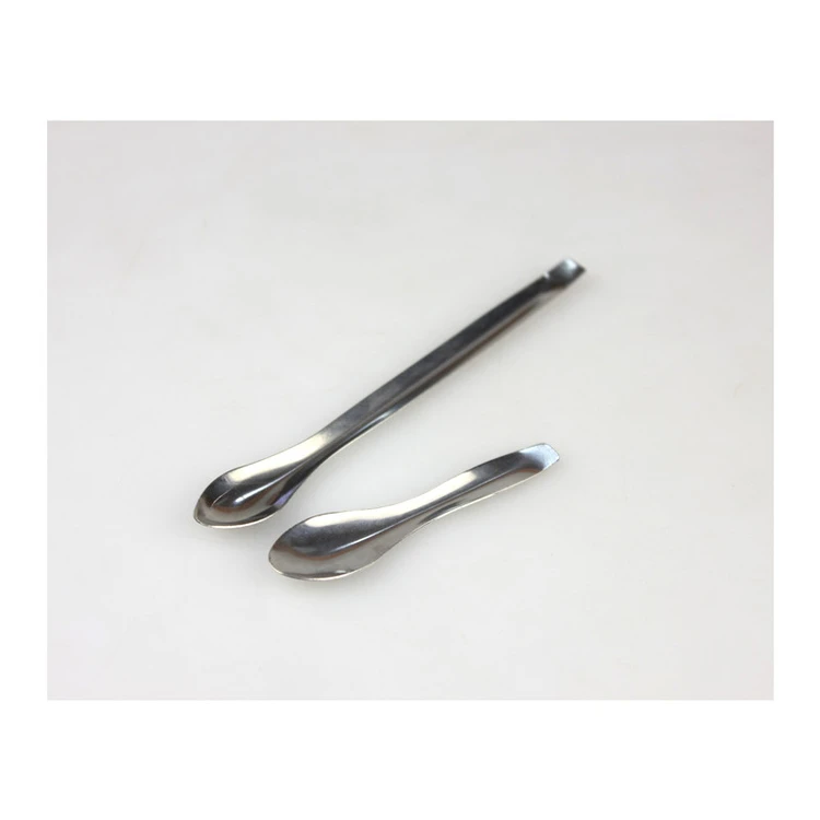 Stainless steel medicine spoon, small medical quantity spoon, medicine spoon, experimental consumable equipment, medicine spoon
Stainless steel medicine spoon, small medical quantity spoon, medicine spoon, experimental consumable equipment, medicine spoon