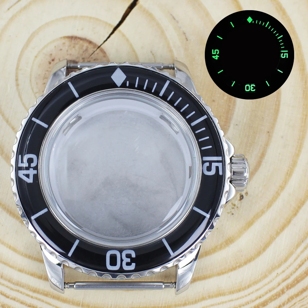 for 50 FATHOMS Watch Case 45MM Stainless Steel Case Assemble Watch Accessories NH34 NH35 NH36 NH38 Automatic Movt 31mm Dial Part
for 50 FATHOMS Watch Case 45MM Stainless Steel Case Assemble Watch Accessories NH34 NH35 NH36 NH38 Automatic Movt 31mm Dial Part