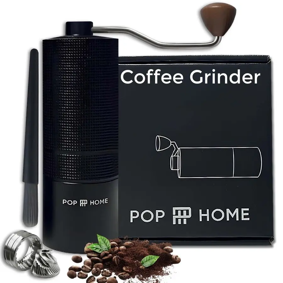 Coffee Grinder Stainless Steel Conical Burr Hand Mill for Espresso amp French Press Adjustable amp Portable
Coffee Grinder Stainless Steel Conical Burr Hand Mill for Espresso amp French Press Adjustable amp Portable