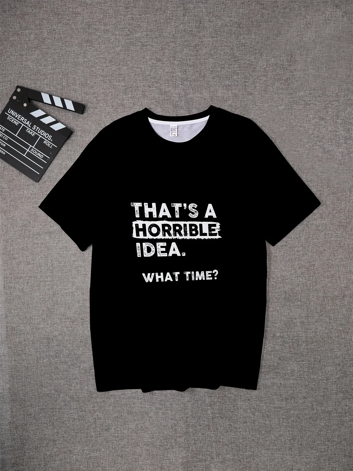 This Is a Terrifying Idea for a Funny Joke T-Shirt, Perfect for Summer Graphic Streetwear,Short-Sleeved Gifts for Men'S Clothing
This Is a Terrifying Idea for a Funny Joke T-Shirt, Perfect for Summer Graphic Streetwear,Short-Sleeved Gifts for Men'S Clothing