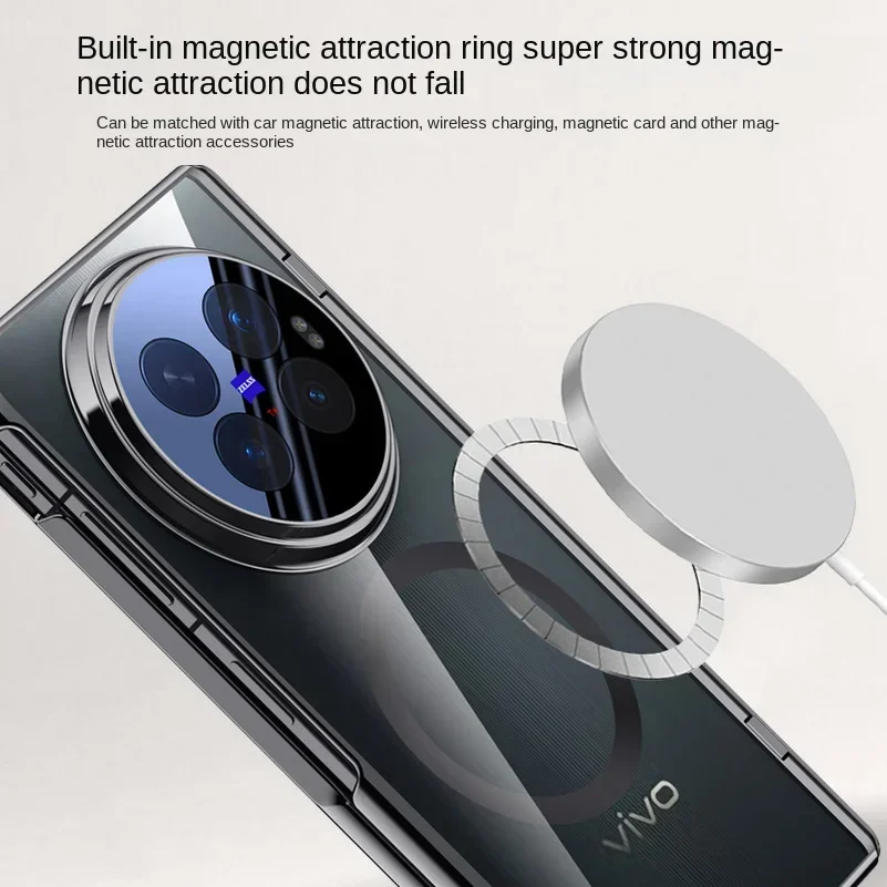 For VIVO X Fold 6 VIVO X Fold 5 With Magnetic Ring Transparent Screen Glass Protector Case Spring Hinged Back Cover
For VIVO X Fold 6 VIVO X Fold 5 With Magnetic Ring Transparent Screen Glass Protector Case Spring Hinged Back Cover