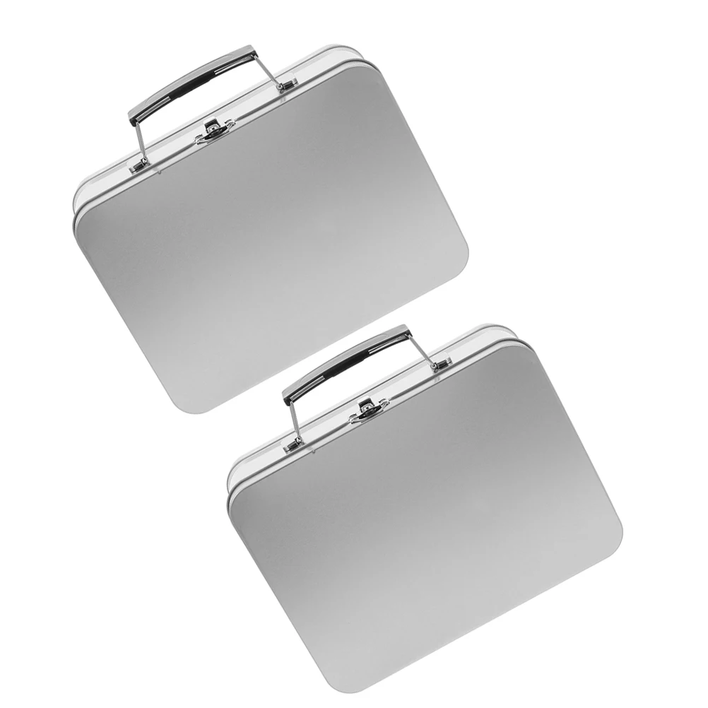 2pcs Metal Lunch Box with Handle Vintage Tin Container Bento Storage Gift Food Container Leakproof Handheld Tea Tin Box Snacks
2pcs Metal Lunch Box with Handle Vintage Tin Container Bento Storage Gift Food Container Leakproof Handheld Tea Tin Box Snacks
