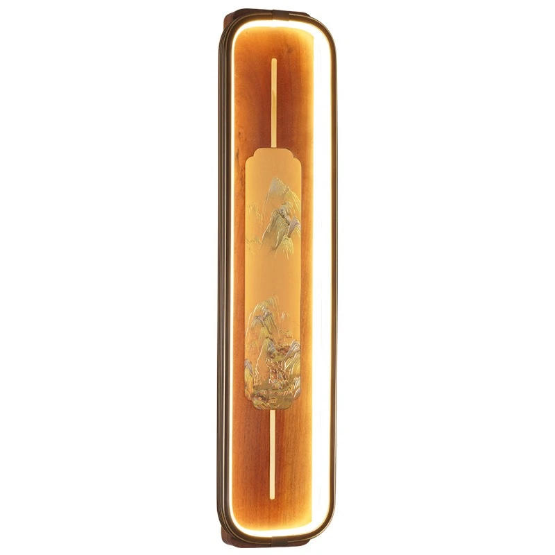 New Chinese wall lamp living room background Chinese style zen villa bedroom bedside
New Chinese wall lamp living room background Chinese style zen villa bedroom bedside