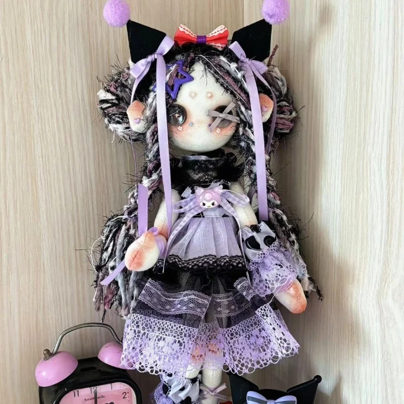 Purple Kuromi Button Doll Ghost Mom Doll - Thirty Centimeters With Dress Headdress No Shoes Collectibles Decoration Doll
Purple Kuromi Button Doll Ghost Mom Doll - Thirty Centimeters With Dress Headdress No Shoes Collectibles Decoration Doll