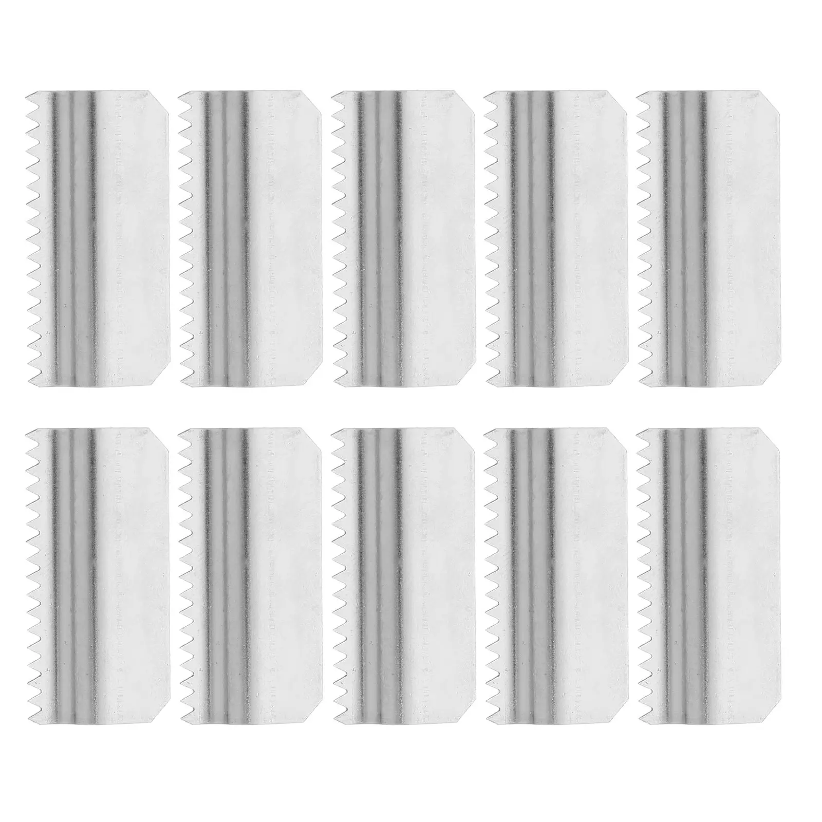 10 Pcs Iron Tape Dispenser Blades Replacement Parts Metal Serrated Tape Cutter Parts Tape Cutting Blades For Warehouse Packaging
10 Pcs Iron Tape Dispenser Blades Replacement Parts Metal Serrated Tape Cutter Parts Tape Cutting Blades For Warehouse Packaging
