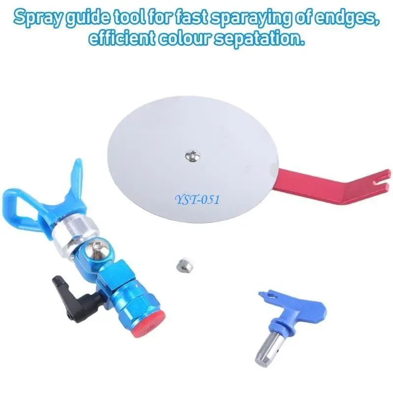E15A Airless Guide Color Separation Baffle Guide Accessory Tool with Nozzle Tip & Extension Rod Easy to Use
E15A Airless Guide Color Separation Baffle Guide Accessory Tool with Nozzle Tip & Extension Rod Easy to Use