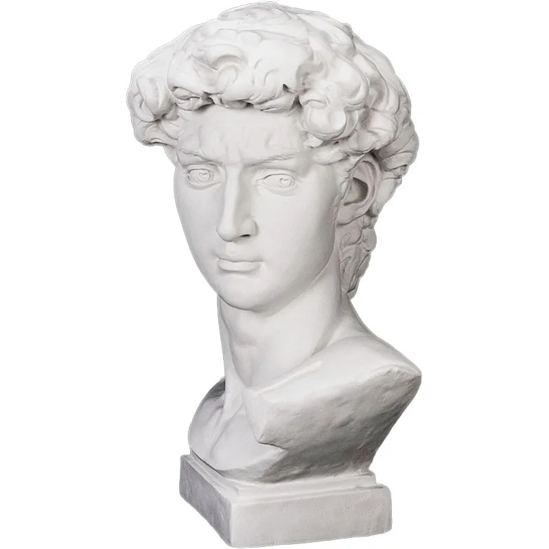 David plaster statue head 67cm art sketch still life plaster teaching aids, art sculpture ornament
David plaster statue head 67cm art sketch still life plaster teaching aids, art sculpture ornament