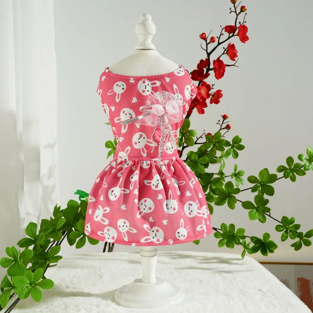 Pet Skirt Cute Easter Rabbit Dog Dress Comfortable Soft Dog Clothes Breathable Pink Puppy Dresses Spring Summer
Pet Skirt Cute Easter Rabbit Dog Dress Comfortable Soft Dog Clothes Breathable Pink Puppy Dresses Spring Summer