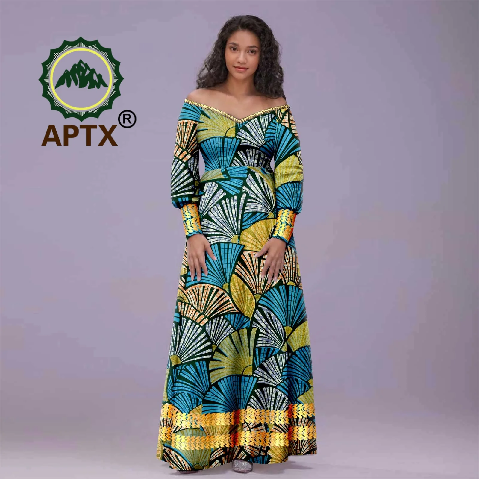 African Outfit for Women Ankara Print Slash Neck Full Sleeve Floor-Length Dress with Pocket Dashiki Casual Party Dress
African Outfit for Women Ankara Print Slash Neck Full Sleeve Floor-Length Dress with Pocket Dashiki Casual Party Dress