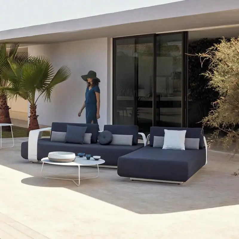 Aluminum alloy outdoor sofa outdoor garden villa hotel courtyard open-air balcony rain and sun protection furniture combination
Aluminum alloy outdoor sofa outdoor garden villa hotel courtyard open-air balcony rain and sun protection furniture combination