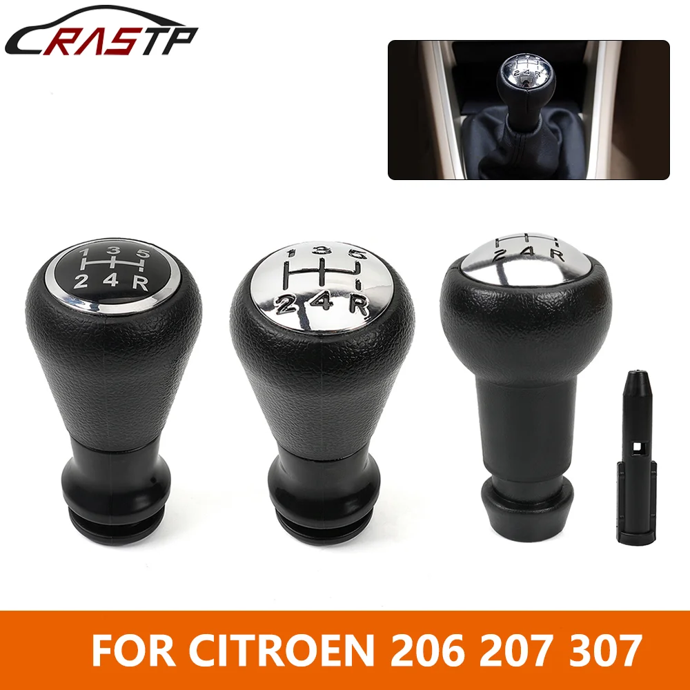 RASTP-5 Speed Car Manual Gear Shift Knob With Shifter Stick Lever Knob Adapter For Peugeot 206 207 307 Citroen C1 C3 C4 SFN144
RASTP-5 Speed Car Manual Gear Shift Knob With Shifter Stick Lever Knob Adapter For Peugeot 206 207 307 Citroen C1 C3 C4 SFN144