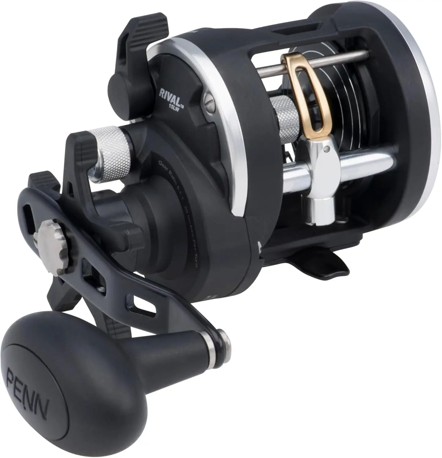 Level Wind Conventional Inshore Fishing Reel with Forged Aluminum Spool, Max 15lb Capacity
Level Wind Conventional Inshore Fishing Reel with Forged Aluminum Spool, Max 15lb Capacity