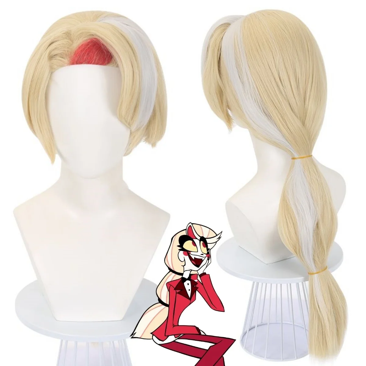 Cosplay Hotel Charlie Morningstar Wig Synthetic anime party Wig Long Heat Resistant Hair Wigs + A Wig Cap
Cosplay Hotel Charlie Morningstar Wig Synthetic anime party Wig Long Heat Resistant Hair Wigs + A Wig Cap