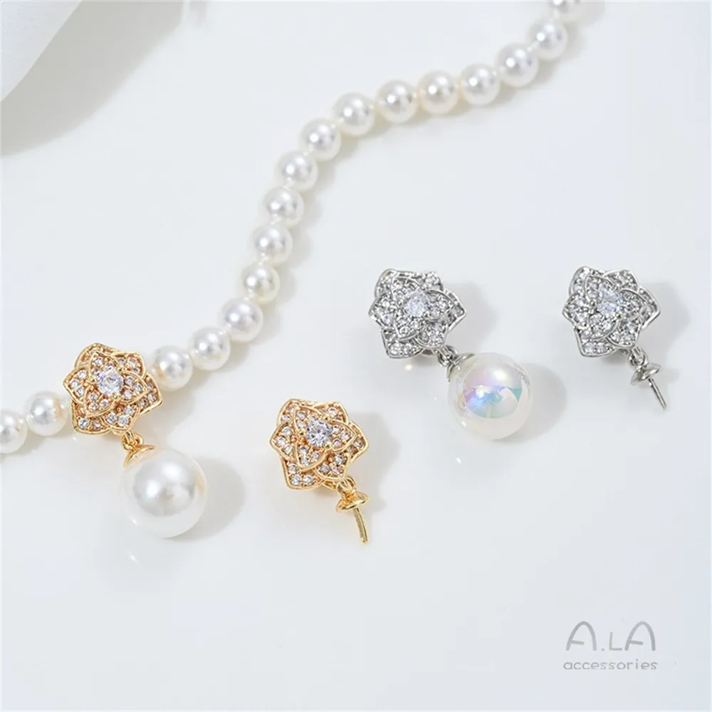 T360 14K Gold-plated Universal Buckle Camellia Pearl Necklace Pendant Bead Zirconium Handcrafted Beaded Diy Accessory Materials
T360 14K Gold-plated Universal Buckle Camellia Pearl Necklace Pendant Bead Zirconium Handcrafted Beaded Diy Accessory Materials