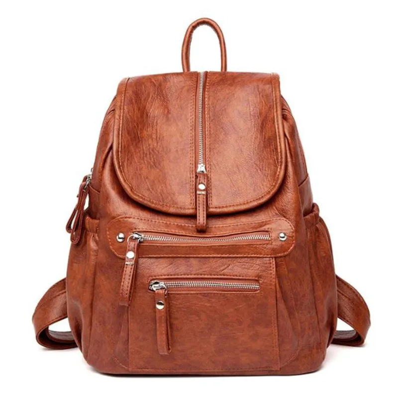 New Women High Quality Leather Backpacks Vintage Female Shoulder Bag Travel Ladies Bagpack Mochilas School Bags for Girls
New Women High Quality Leather Backpacks Vintage Female Shoulder Bag Travel Ladies Bagpack Mochilas School Bags for Girls