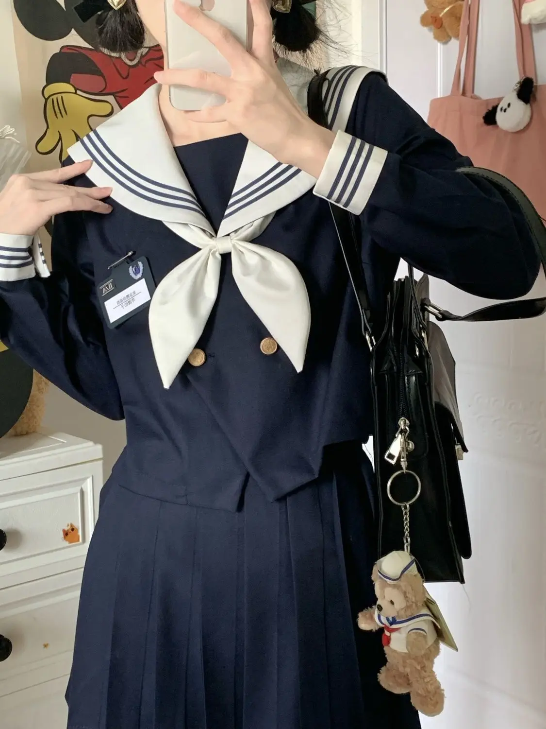 JK Uniform Japanese Campus Style Long Short Sleeve Sailor Uniform Skirt Sailor Collar Clothes Suit Daily Girls Navy Sweet Kawaii
JK Uniform Japanese Campus Style Long Short Sleeve Sailor Uniform Skirt Sailor Collar Clothes Suit Daily Girls Navy Sweet Kawaii