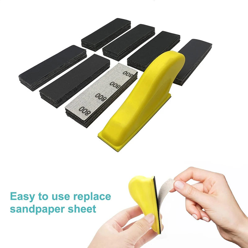51 Pcs Micro Grinder Kit 3.5 X1 Inch For Small Projects, Fine Handle Grinding Tool with Sandpaper 80 120 240 400 600 Grain Size
51 Pcs Micro Grinder Kit 3.5 X1 Inch For Small Projects, Fine Handle Grinding Tool with Sandpaper 80 120 240 400 600 Grain Size
