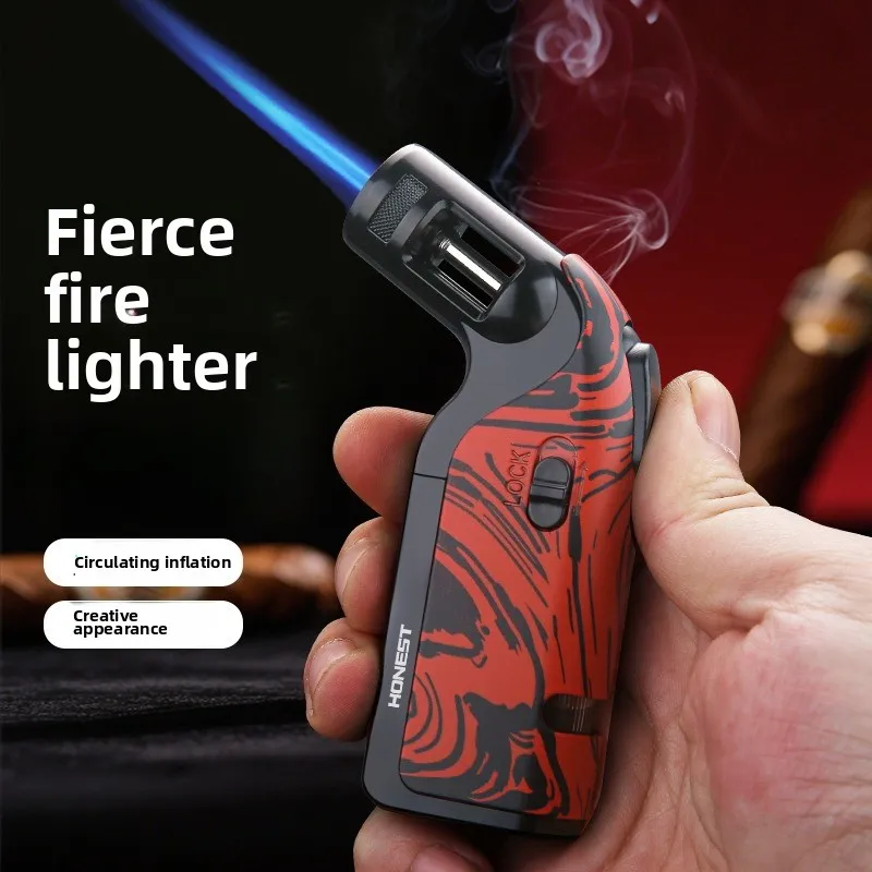 Stainless Steel Cigar Drill Diameter 7.5mm Inflatable Windproof Large Firepower Gas Lighter Metal Point Cigar Point Moxibustion
Stainless Steel Cigar Drill Diameter 7.5mm Inflatable Windproof Large Firepower Gas Lighter Metal Point Cigar Point Moxibustion